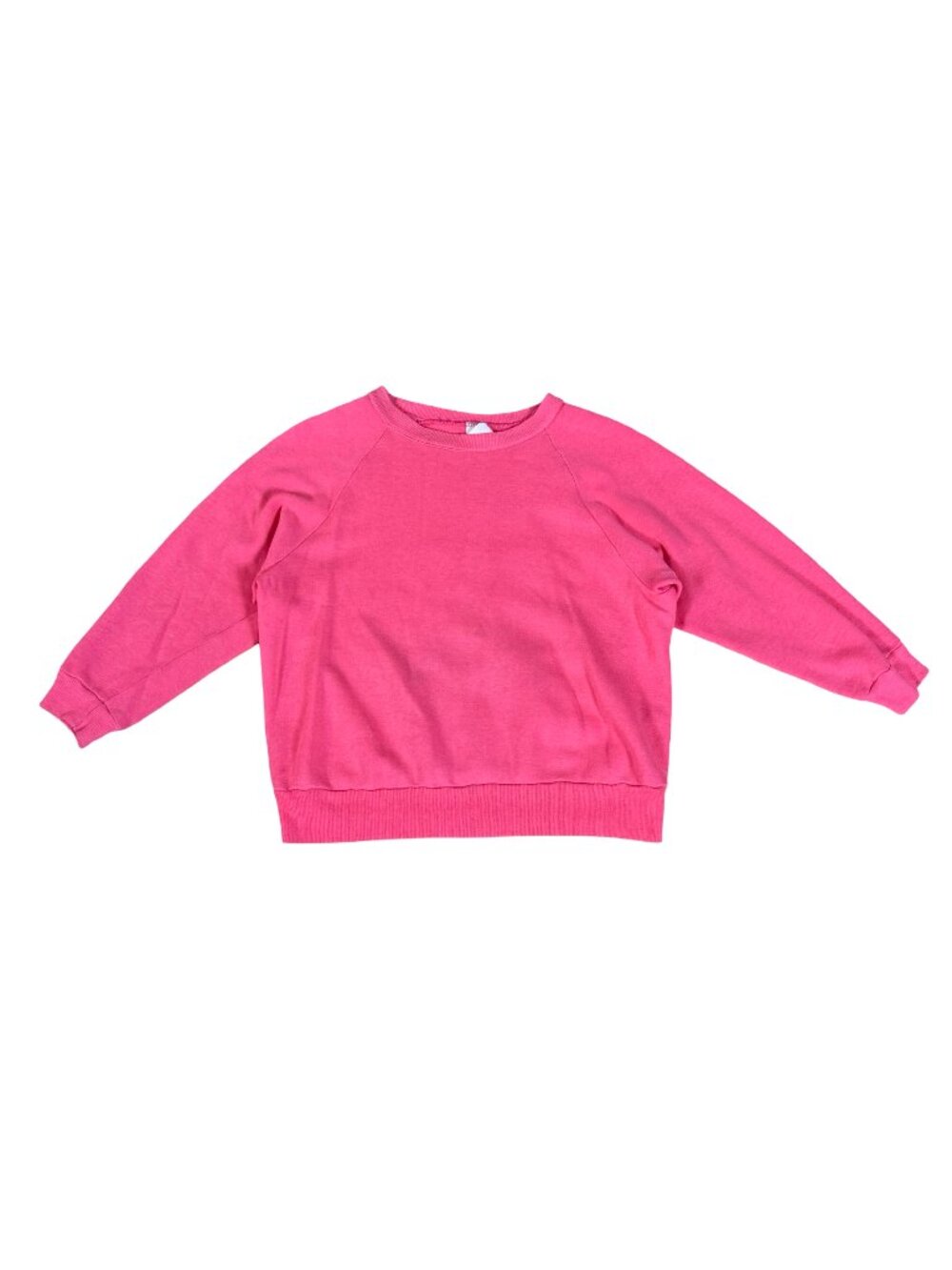 Vintage 1990s Women’s Pink Crewneck Sweatshirt Faded Tag